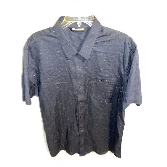 Travis Mathew Men’s Casual Shirt Size XL Navy Blue Comfort Going Out Party - Picture 1 of 12